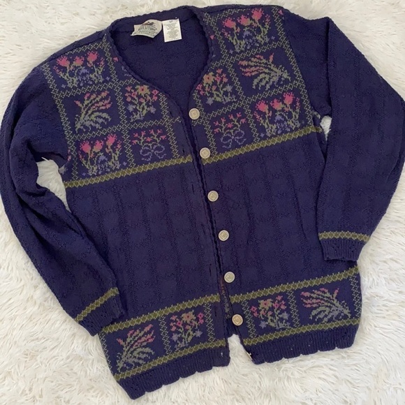 Northern Reflections vintage knit cardigan - Picture 1 of 6